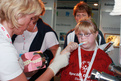 Healthy Athletes - Gesund im Mund bei den Special Olympics Nationalen Spielen Karlsruhe 2008, Foto: ABB