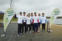 Die Laufgruppe Stiftung Drachensee in freudiger Erwartung auf den Saisonauftakt. Foto: Marco Grundt