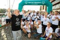 Beim Firmenlauf von Coca Cola Berlin, zusammen mit Special Olympics Athleten und Mitarbeiter wurde in diesem Jahr das Motto „Gemeinsam läuft’s besser“ in die Tat umgesetzt.  Foto: Coca-Cola / Gero Breloer
