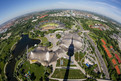 Der Olympiapark in München ist einer der größten Sportparks in Europa. Er ist aber nicht nur groß, sondern auch wunderschön, was dieses Foto beweist. Foto: SOD/Stefan Holtzem
