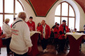 Athletinnen und Athleten der britischen Delegation beim Empfang im Münchner Rathaus. Foto: SOD/Shirin Engel