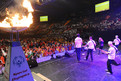 21.05.2012 - Partystimmung: Das Special Olympics Feuer ist der Beweis - die Spiele sind offiziell eröffnet. Foto: SOD/Juri Reetz