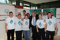21.05.2012 - Eröffnungsfeier: Bundespräsident Joachim Gauck umringt von den Athletensprechern. Foto: Juri Reetz