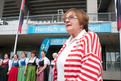 Ina Stein, 1. Vorsitzende SO Bayern, hieß die Athletinnen und Athleten in München willkommen. Foto: ADAC/Julia Krüger