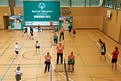 In der Halle wurde fleißig Badminton gespielt. Drei Felder waren belegt. Foto: ADAC/Tom Gonsior