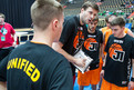 Der Coach gibt vor dem Finale letzte Anweisungen. Foto: SOD/Stefan Holtzem