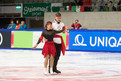 Das zweite deutsche Unified-Paar Patricia Bognar (Athletin) und Willi Wiedemann (Partner) steht auf dem Eis. (Foto: SOD/Luca Siermann)