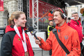 Lucia Vanessa Hüsken wird nach der Siegerehrung interviewt. (Foto: SOD/Luca Siermann)