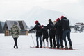 Nur gemeinsam kann diese besondere Ski Langlauf-Staffel gemeistert werden. (Foto: SOD/Luca Siermann)