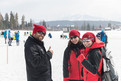 Gute Laune auch bei Raphael Stäbler, Headcoach Snowboard, Wiebke Linnemann und Steffa Michaillowa (beide SOD). (Foto: SOD/Luca Siermann)