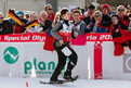 Die Teamkollegen feuern Nadja Harnisch im 100 m Finale an. Am Ende belegt sie den 7. Platz. (Foto: SOD/Jörg Brüggemann OSTKREUZ)