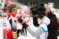 Kevin Burba stand nach seinem Rennen und dem Gewinn der Bronzemedaille dem ORF für ein Interview zur Verfügung. (Foto: SOD/Jörg Brüggemann OSTKREUZ)