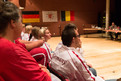 Athleten der Deutschen Delegation beim Empfang der Deutschsprachigen Gemeinschaft. (Foto: Luca Siermann)