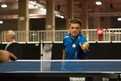 Daniel Reckziegel gewann am Dienstag zusammen mit Detlef Steitzer Team-Gold im Tischtennis-Doppel. (Foto: Luca Siermann)