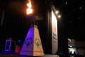 Noch brennt das Special Olympics Feuer und auch die Special Olympics Fahne hängt noch in der Mitsubishi Electric Halle. (Foto: SOD/Andreas Bister)