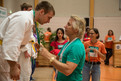 Jochen Drescher (Meschede) bekommt seine Medaille von Wolfgang Janko, dem Nationalen Koordinator Judo. (Foto: SOD/Jo Henker)