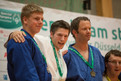 Benjamin Schick, Christian Frieder und Partrick Tunk bei ihrer Siegerehrung. (Foto: SOD/Jo Henker)