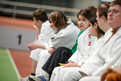 Pressekonferenz am 11.03.2014 - Die Judo-Athleten warten gespannt auf ihren Auftritt, bei dem sie ihre Sportart präsentieren. Foto: SOD/Andreas Endermann