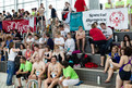 Volle Zuschauerränge im Schwimmsportleistungszentrum garantierten lautstarke Unterstützung der Schwimmer. (Foto: SOD/Stefan Holtzem)