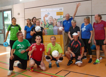 Die Teilnehmenden der gemeinsamen Fortbildung „Einfach machen! – Inklusion im Sportverein“. Foto: SOD