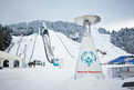 Die Ruhe vor der großen Eröffnungsfeier im Olympia-Skistadion (Foto: ADAC/Tom Gonsior)