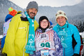 Skilegenden Christian Neureuther und Rosi Mittermaier mit Athletin Mareike Kartes. (Foto: ADAC/Tom Gonsior)
