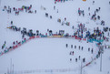 Blick von der Großen Olympiaschanze in den Auslaufbereich der Ski Alpin Wettbewerbe. (Foto: SOD/Stefan Holtzem)
