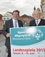 Oberbürgermeister Hansjörg Eger und Karl-Heinz Thommes, Präsident von Special Olympics Rheinland-Pfalz, freuen sich auf die Spiele in Speyer. Bildquelle: SO RLP
