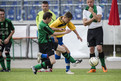 Jeder Ball war im Spiel Diakoniewerk Westsachsen Niederlungwitz (grün) gegen das Antoniusheim Fulda (gelb) hart umkämpft. (Foto: SOD/Stefan Holtzem)
