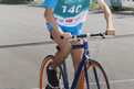 Philippe Voicu von der Oberlindschule Kehl-Kork hat sichtlich Spaß am Radfahren. (Foto: SOD/Claus Kirsch)