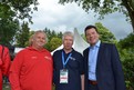 SOBY-Tennis-Koordinator Peter Landisch mit Joachim Kesting (1. Vorsitzender SOBY) und Oberbürgermeister Dr. Harald Fichtner (v.l.n.r., Bild: SOBY)