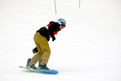 Marius Lang vom TPZ Hof-Lebenshilfe Hof gibt beim Snowboard Finale an den Kessel Alm Liften alles. (Foto: SOD/Stephanie Reiner)