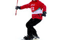 Athlet Jochen Aschenbroich vom Ski-Club Lintorf 1991 e.V. startet bei den Unified Wettbewerben im Snowboard. (Foto: SOD/Stephanie Reiner)