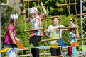 Aktionstag "Kinder mit an Bord": Klettern an der Seilwand. (Foto: SOD/Florian Conrads)