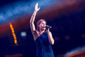 Jenny Schröder singt die Special Olympics-Hymne 'Ich gewinn'. (Foto: SOD/Sascha Klahn)