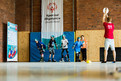 Rollerskating: Die Athletinnen warten auf das Startsignal von Dario Meier. (Foto: SOD/Sarah Rauch)