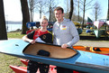 Sebastian Girke mit seinem Idol Kanu-Olympiasieger Sebastian Brendel. (Foto: SOD/Juri Reetz)