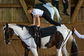Voltigieren: Athlet Leon Philipp von der Schule unter Eichen auf dem Pferd Soraya. (Foto: SOD/Sascha Klahn)
