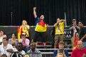 Das deutsche Handballteam wird lautstark von den Fans auf der Tribüne unterstützt. (Foto: SOD/Luca Siermann)