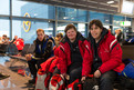Eben noch bei den Nationalen Winterspielen in Garmisch-Partenkirchen, jetzt auf dem Weg nach PyeongChang - die Schneeschuhläuferinnen Tatjana Stark (links) und Jaqueline Preuss (rechts). Foto: Luca Siermann