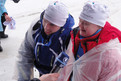 Interview mit den Schneeschuhläufern Agnes Wessalowski und Anton Grotz. Foto: SOD