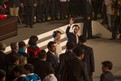 Der Präsident Südkoreas, Lee Myung-bak, und seine Ehefrau treffen im Yongpyeong Dom ein. Foto: Luca Siermann
