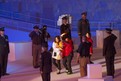 Die letzten Fackelträger tragen die Special Olympics Flamme in den Yongpyeong Dom. Foto: Luca Siermann