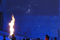 Die Special Olympics Flamme ist entzündet und wird für die kommenden acht Tage vor dem Yongpyeong Dom brennen. Foto: SOD