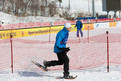 Anton Grotz, der Schlussläufer der deutschen Schneeschuhlaufstaffel. Foto: Luca Siermann