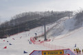 Blick auf den Snowboard-Parcours. Foto: SOD
