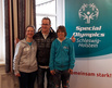 Athletensprecher Sebastian Kröger und Athletensprecherinnen Michaela Harder und Stefanie Lutz bilden den Ersten Athletenrat von Special Olympics Schleswig-Holstein (Foto: SOD)