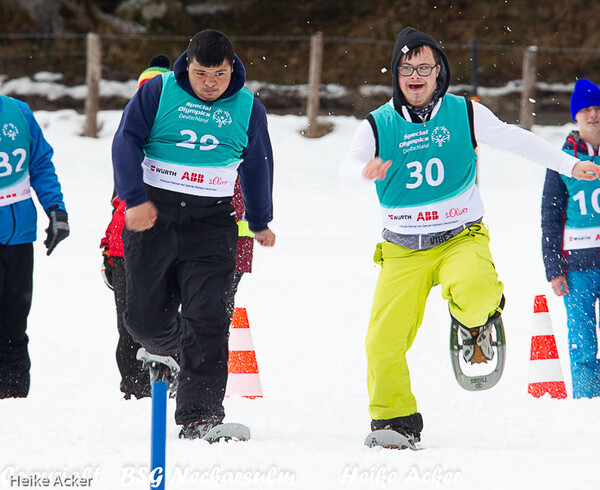 Im Wintersport tritt die BSG Neckarsulm mit Schneeschuhläufern regelmäßig bei den Wettkämpfen von Special Olympics an.