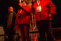 Die "Gesichter der Spiele" Kathrin Werthmüller und Ralf Wilke entzündeten gemeinsam mit Verena Bentele, Beauftragte der Bundesregierung für die Belange von Menschen mit Behinderung, die Special Olympics Flamme. (Foto: SOD/Jo Henker)