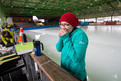 Schiedsrichterin Tine hält den Tag in der kalten Halle aus. (Foto: SOD/Jo Henker)